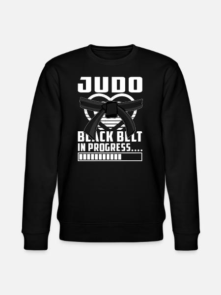 Judo Black Belt in progress - Stanley/Stella CHANGER Unisex Organic Sweatshirt - black