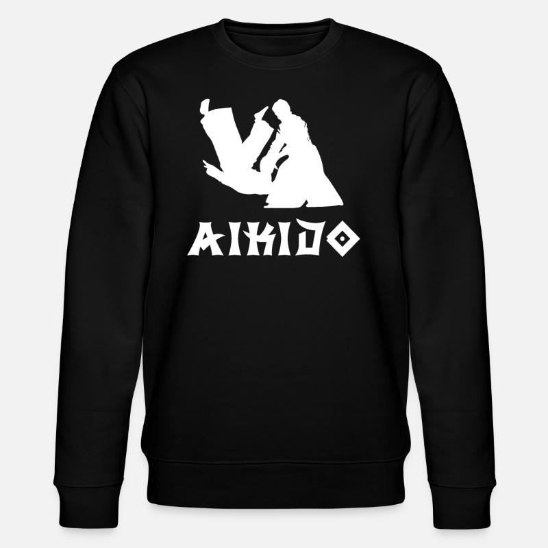 Aikido - Stanley/Stella Unisex Bio-Sweatshirt CHANGER - Schwarz