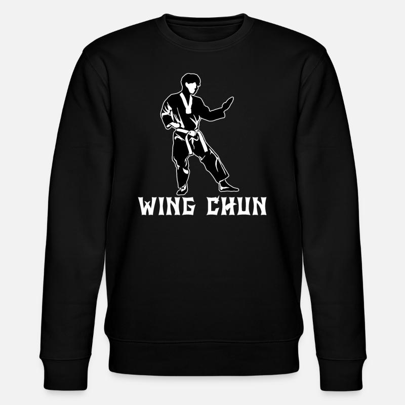 Wing Chun - Stanley/Stella Unisex Bio-Sweatshirt CHANGER  - Schwarz