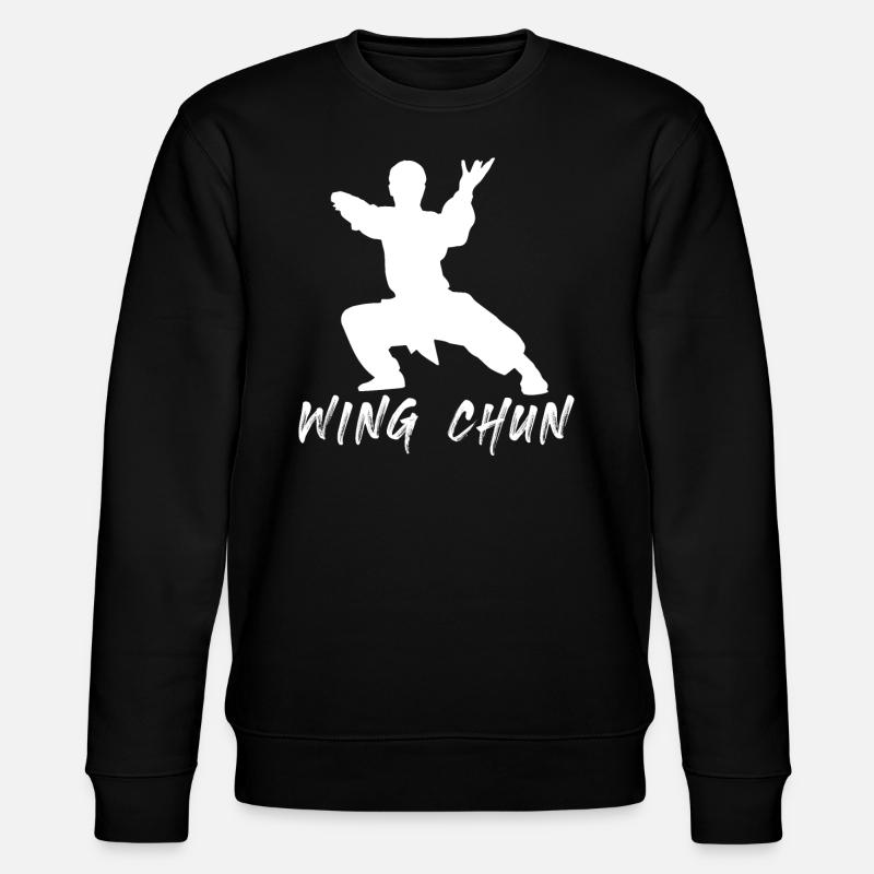 Wing Chun - Stanley/Stella Unisex Bio-Sweatshirt CHANGER  - Schwarz