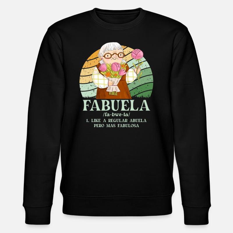 Fabuela - Stanley/Stella Unisex Bio-Sweatshirt CHANGER - Schwarz
