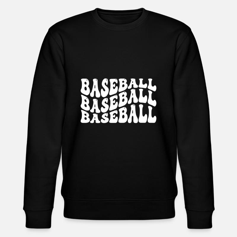 Baseball - Stanley/Stella Unisex Bio-Sweatshirt CHANGER  - Schwarz