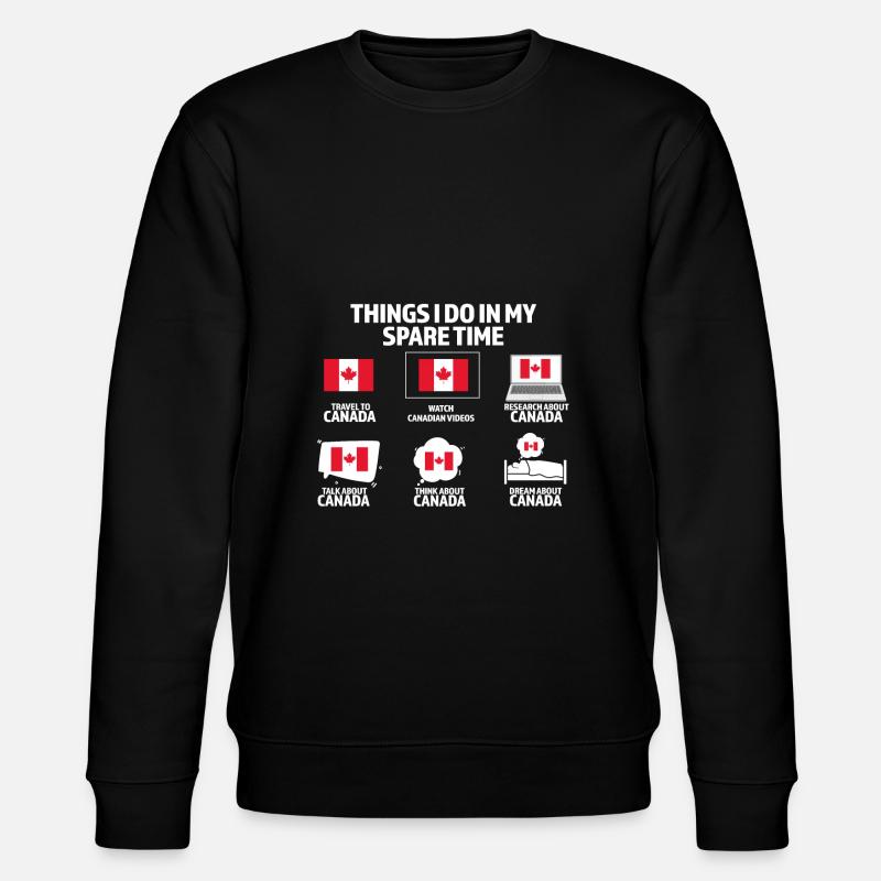 Canada Canada Canada Cadeau - Sweat bio CHANGER Stanley/Stella Unisexe - noir