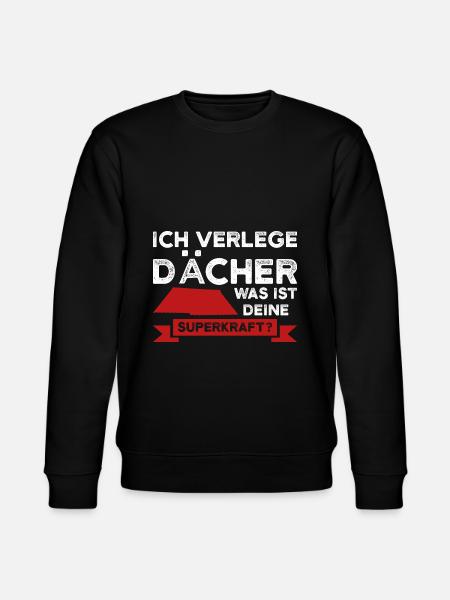 Dachdecker Beruf Dachdecken Geschenk - Stanley/Stella Unisex Bio-Sweatshirt CHANGER  - Schwarz