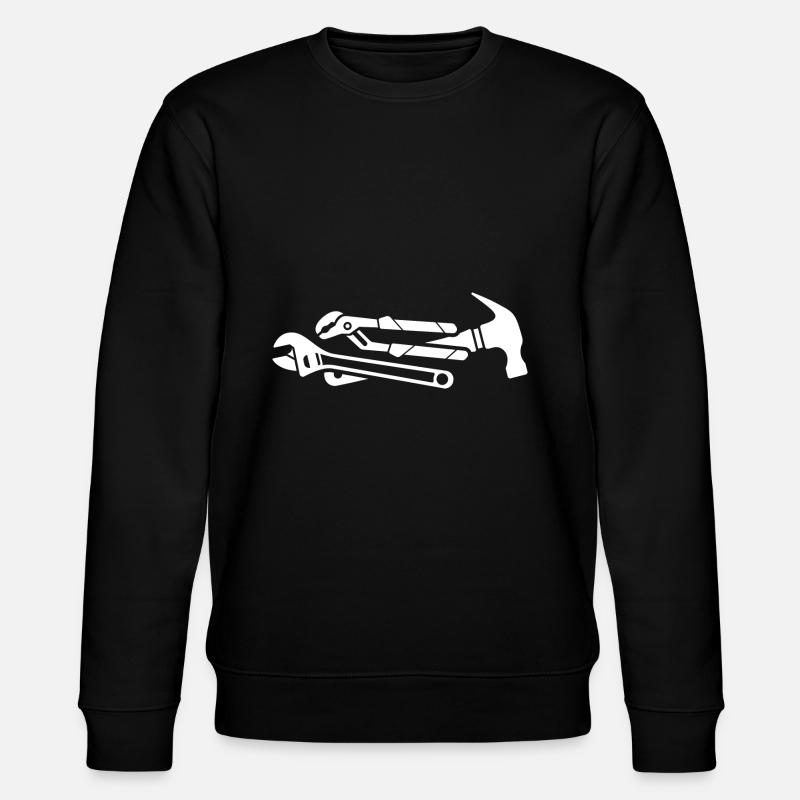 Handwerker - Stanley/Stella Unisex Bio-Sweatshirt CHANGER  - Schwarz