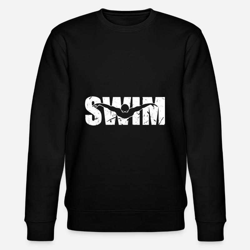 Schwimmen - Stanley/Stella Unisex Bio-Sweatshirt CHANGER - Schwarz