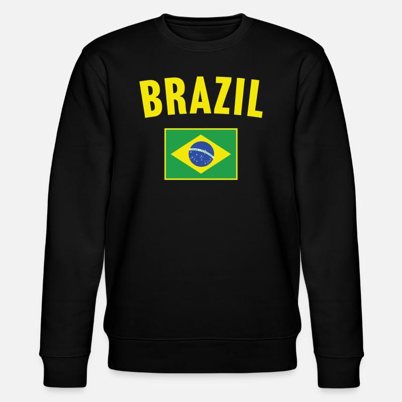 Drapeau du Brésil - Sweat bio CHANGER Stanley/Stella Unisexe - noir