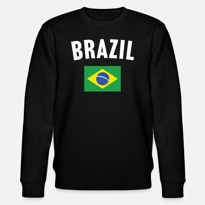 Drapeau du Brésil - Sweat bio CHANGER Stanley/Stella Unisexe - noir