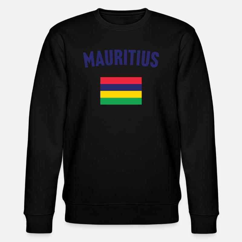 Drapeau de l’île Maurice - Sweat bio CHANGER Stanley/Stella Unisexe - noir