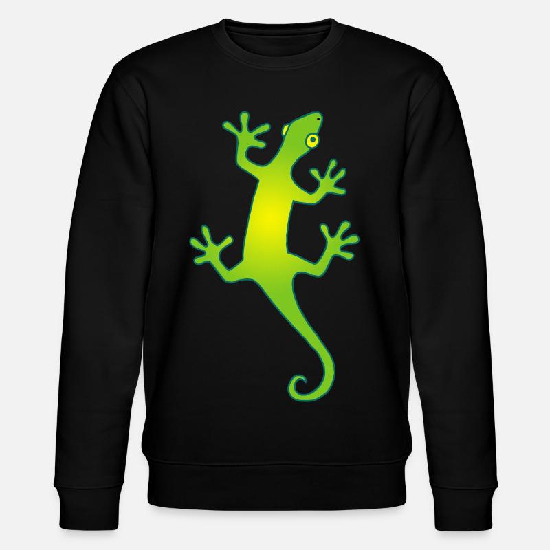 lézard manga vert et jaune - Sweat bio CHANGER Stanley/Stella Unisexe - noir