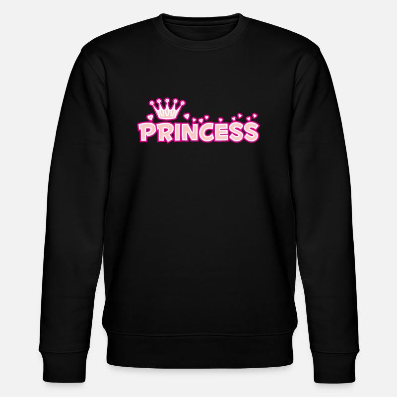 Princess - Stanley/Stella Unisex Bio-Sweatshirt CHANGER  - Schwarz