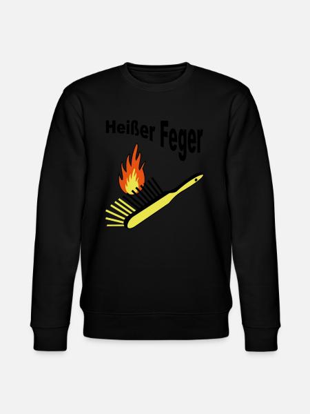 Heißer Feger - Stanley/Stella Unisex Bio-Sweatshirt CHANGER  - Schwarz