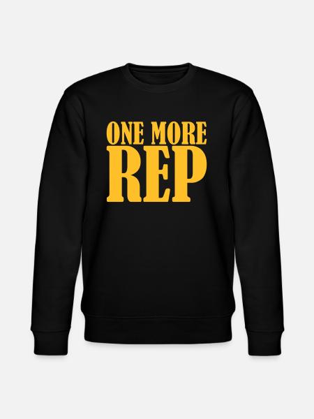 One More Rep - Stanley/Stella CHANGER Unisex Organic Sweatshirt - black