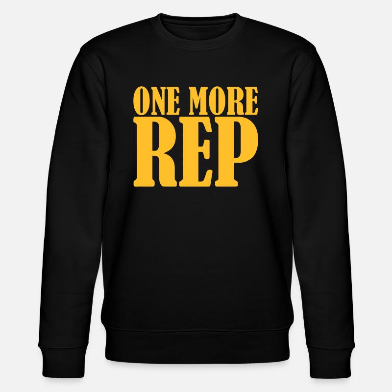 One More Rep - Stanley/Stella CHANGER Unisex Organic Sweatshirt - black