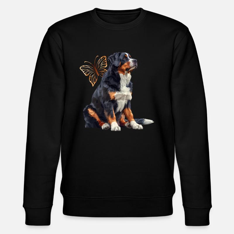 Entlebucher Mountain Dog - Stanley/Stella CHANGER Unisex Organic Sweatshirt - black