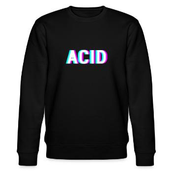 Acid - Rave Techno Party - Sweat bio CHANGER Stanley/Stella Unisexe - noir - Devant - Nik (191cm) & Marisol (170cm)