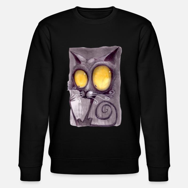 Seriennummer Cat 05 - Stanley/Stella Unisex Bio-Sweatshirt CHANGER  - Schwarz