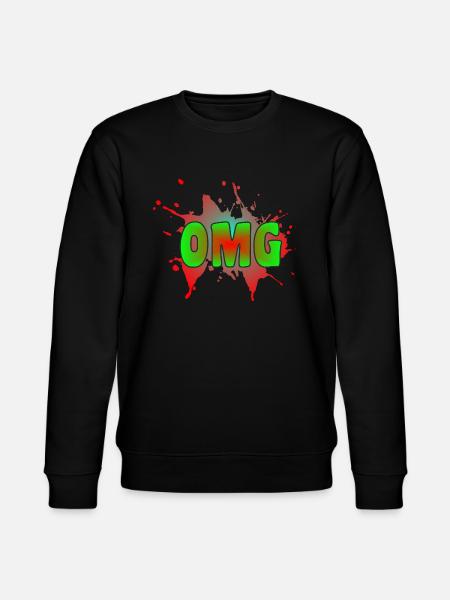 OMG - Stanley/Stella Unisex Bio-Sweatshirt CHANGER  - Schwarz