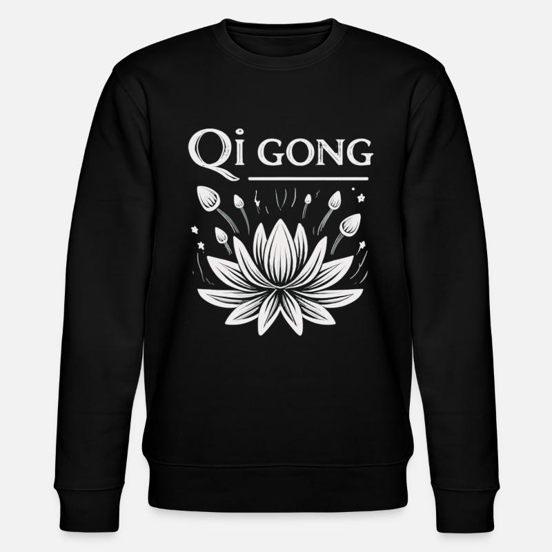 Meditation - Stanley/Stella Unisex Bio-Sweatshirt CHANGER  - Schwarz