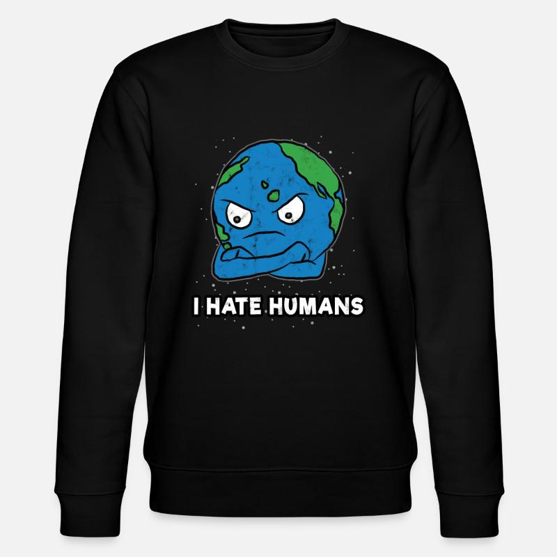 Pollution Mère Terre - Sweat bio CHANGER Stanley/Stella Unisexe - noir