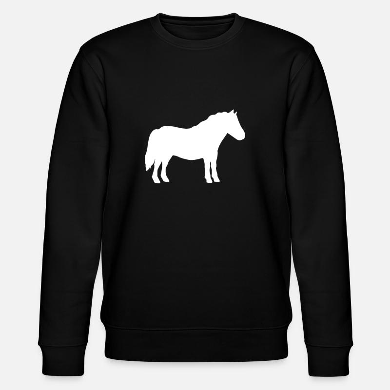 chevaux - Sweat bio CHANGER Stanley/Stella Unisexe - noir