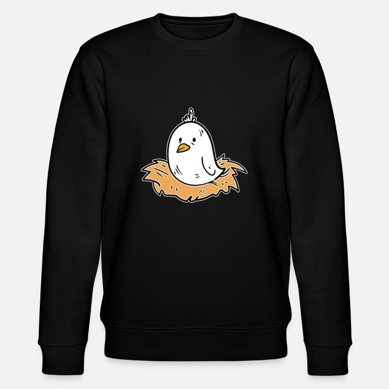 birds - Stanley/Stella CHANGER Unisex Organic Sweatshirt - black