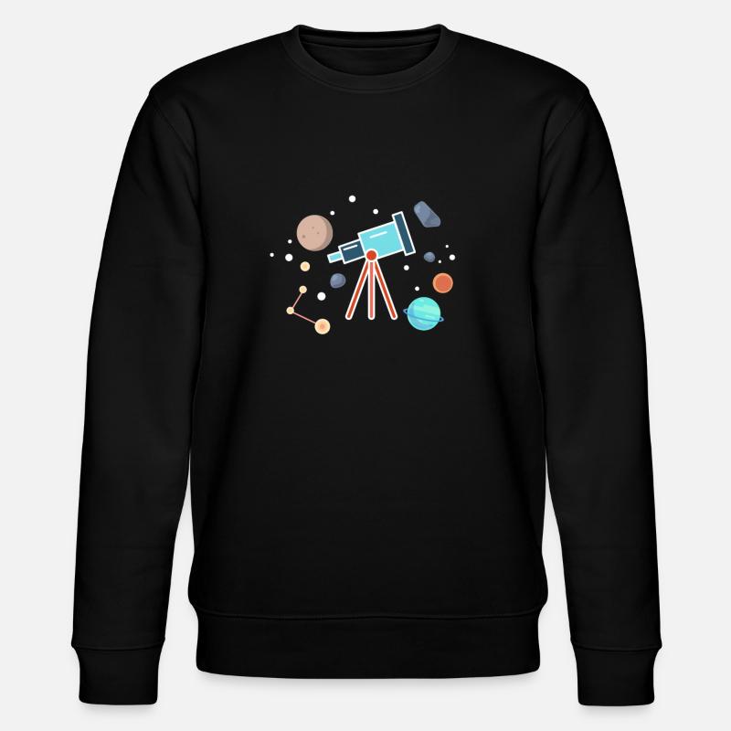 Astronomie - Stanley/Stella Unisex Bio-Sweatshirt CHANGER  - Schwarz