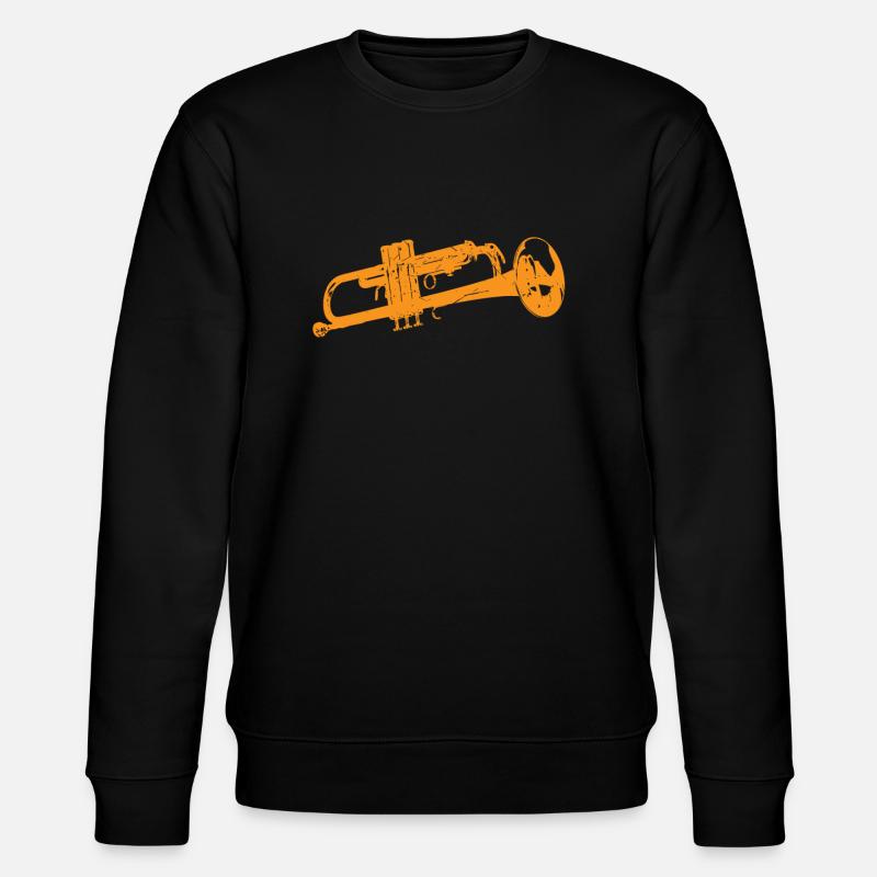 Blasinstrument - Stanley/Stella Unisex Bio-Sweatshirt CHANGER  - Schwarz