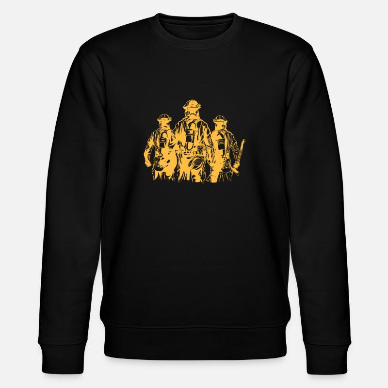 pompiers - Sweat bio CHANGER Stanley/Stella Unisexe - noir
