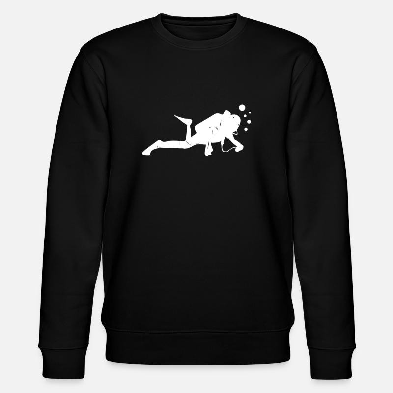 plongée - Sweat bio CHANGER Stanley/Stella Unisexe - noir