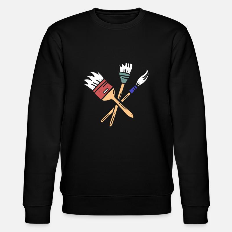 painter - Stanley/Stella CHANGER Unisex Organic Sweatshirt - black