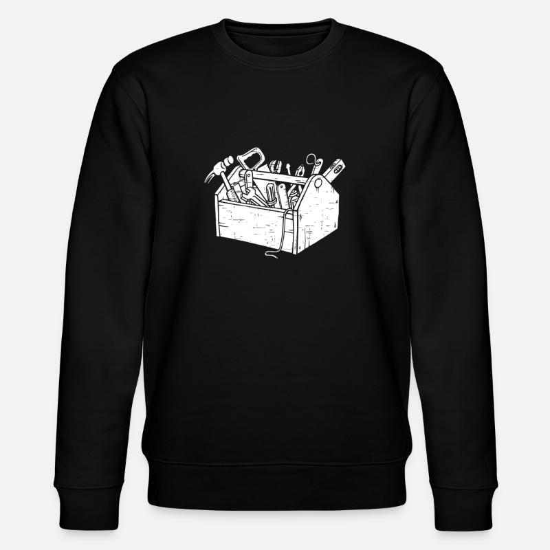 construction worker - Stanley/Stella CHANGER Unisex Organic Sweatshirt - black