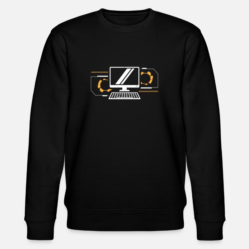 Computer - Stanley/Stella Unisex Bio-Sweatshirt CHANGER  - Schwarz
