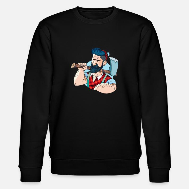 Bûcheron - Sweat bio CHANGER Stanley/Stella Unisexe - noir