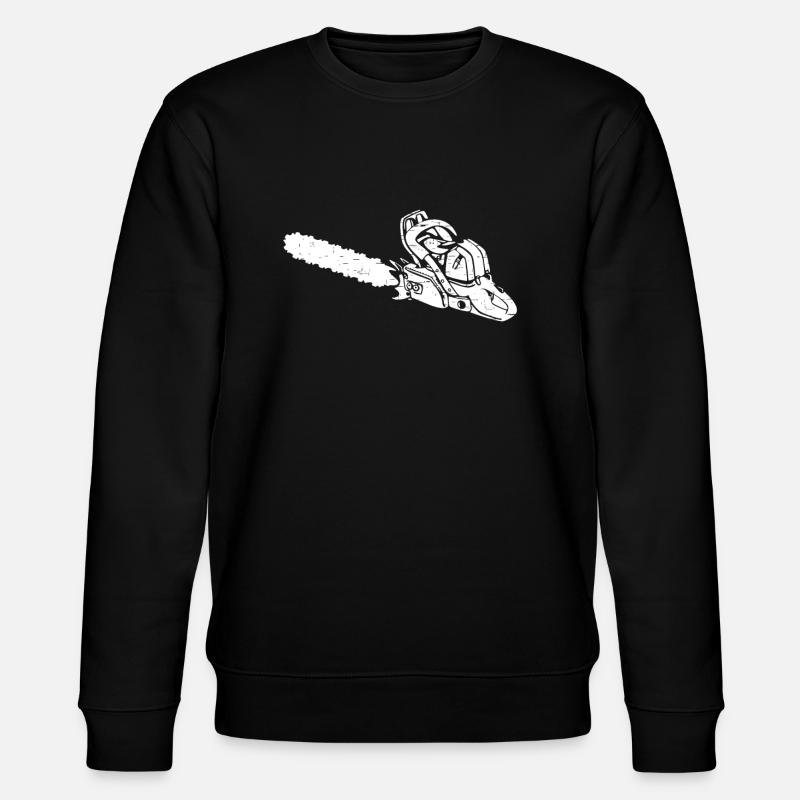 Holzfäller - Stanley/Stella Unisex Bio-Sweatshirt CHANGER  - Schwarz