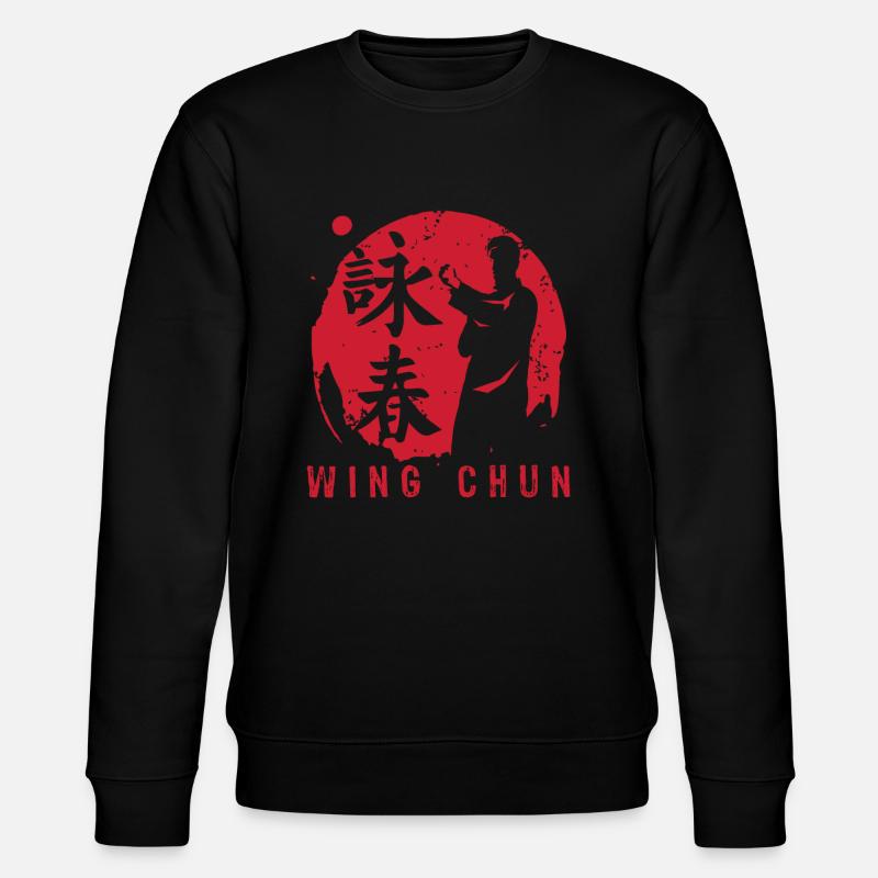 Wing Chun Kung Fu - Sweat bio CHANGER Stanley/Stella Unisexe - noir