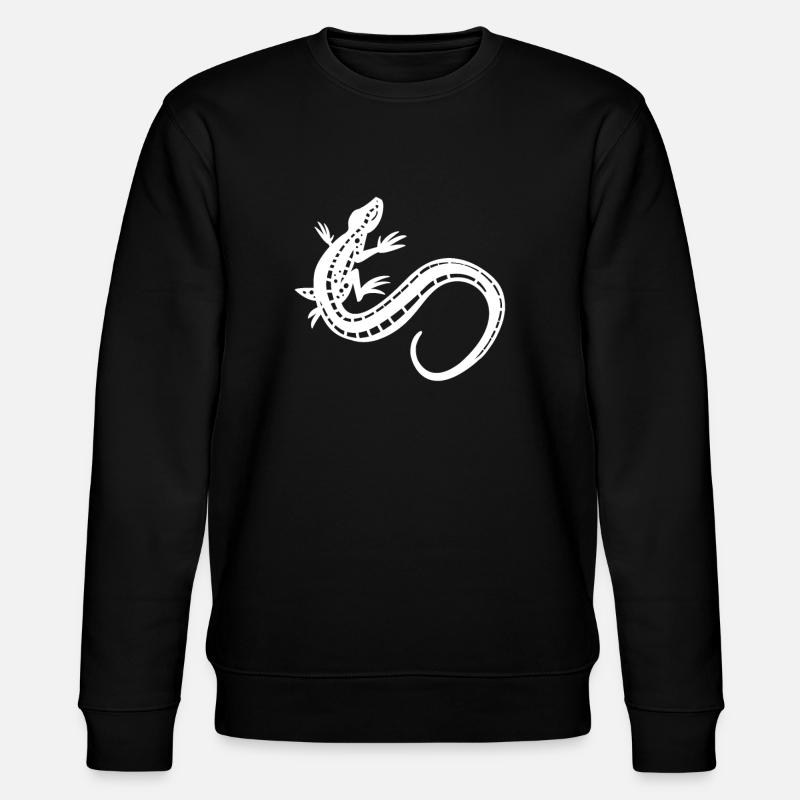 Echse - Stanley/Stella Unisex Bio-Sweatshirt CHANGER  - Schwarz
