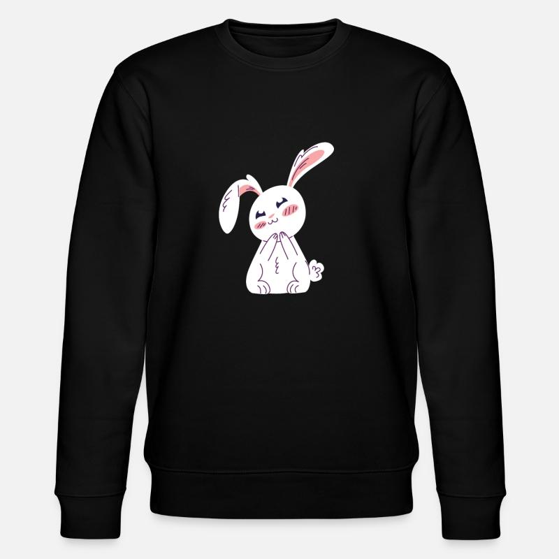 Hase - Stanley/Stella Unisex Bio-Sweatshirt CHANGER - Schwarz