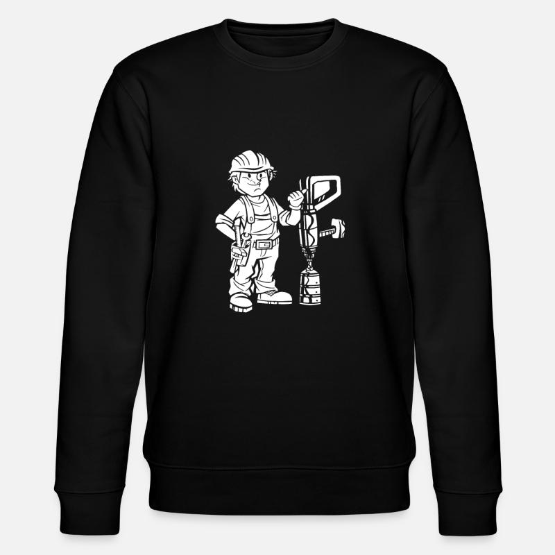 ouvrier du batiment - Sweat bio CHANGER Stanley/Stella Unisexe - noir
