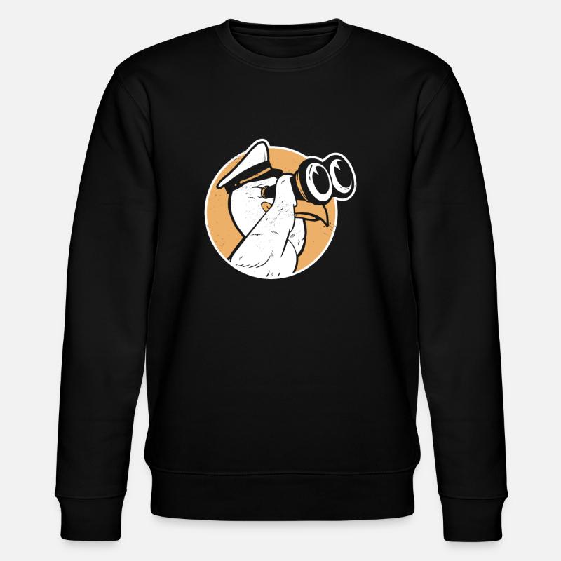 Möwe - Stanley/Stella Unisex Bio-Sweatshirt CHANGER  - Schwarz