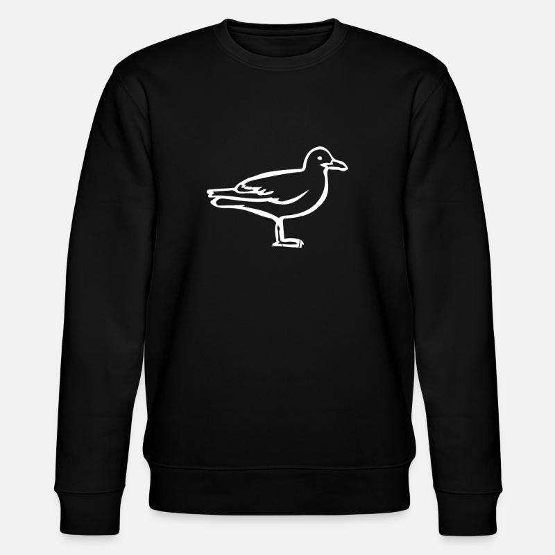 Möwe - Stanley/Stella Unisex Bio-Sweatshirt CHANGER  - Schwarz