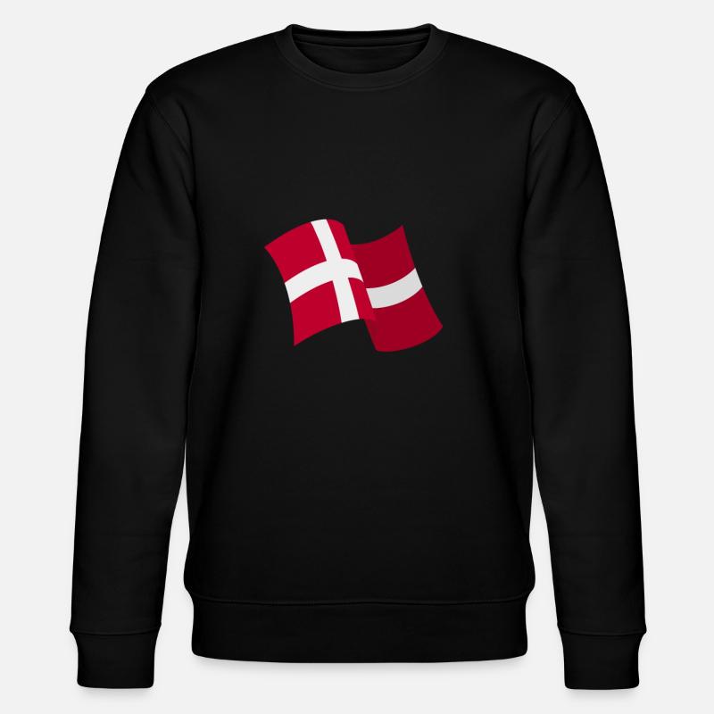 Dänemark - Stanley/Stella Unisex Bio-Sweatshirt CHANGER  - Schwarz