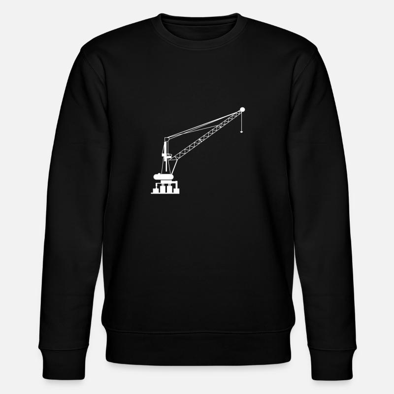 Kranführer - Stanley/Stella Unisex Bio-Sweatshirt CHANGER  - Schwarz