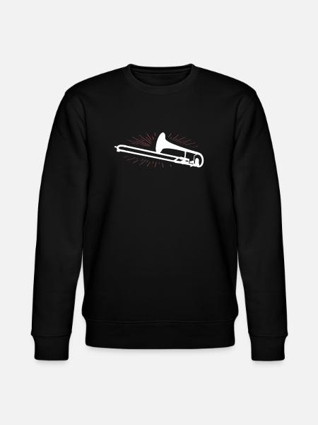 trombone - Stanley/Stella CHANGER Unisex Organic Sweatshirt - black