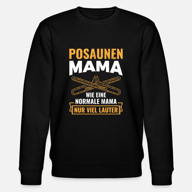 Posaune - Stanley/Stella Unisex Bio-Sweatshirt CHANGER  - Schwarz