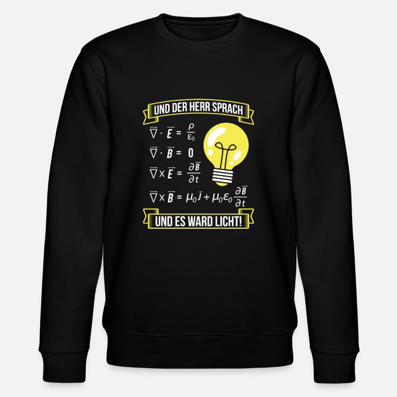 Elektrotechnik Elektriker Strom - Stanley/Stella Unisex Bio-Sweatshirt CHANGER  - Schwarz