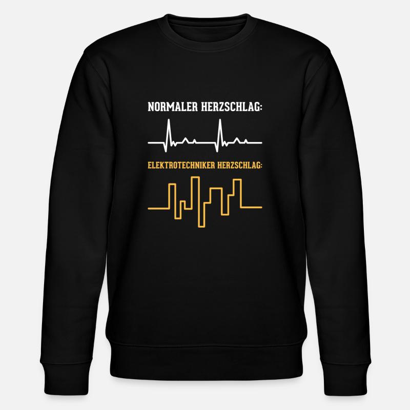Elektrotechnik Elektriker - Stanley/Stella Unisex Bio-Sweatshirt CHANGER  - Schwarz