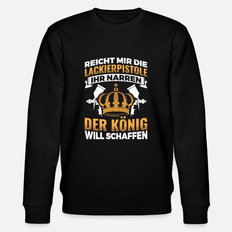Geschenkidee Beruf Lackierer - Stanley/Stella Unisex Bio-Sweatshirt CHANGER  - Schwarz
