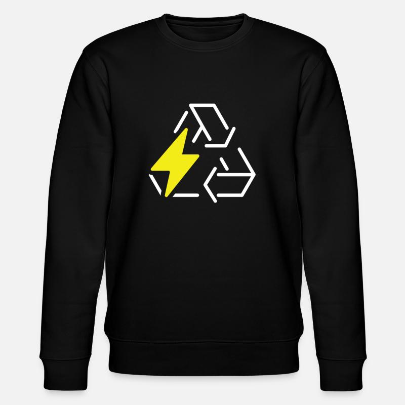 Elektroauto - Stanley/Stella Unisex Bio-Sweatshirt CHANGER  - Schwarz