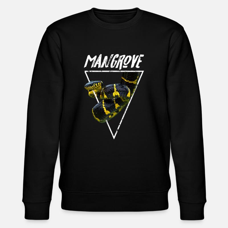 Mangrovenschlangen-Gift-Schlangenpfleger - Stanley/Stella Unisex Bio-Sweatshirt CHANGER - Schwarz